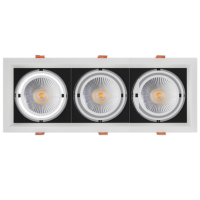 Đèn LED Downlight Âm Trần Màu Vàng 3x15W Paragon OLT315L45/30