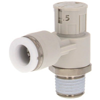 Van Tiết Lưu Khí Nén Loại Khóa Đẩy Có Hiển Thị Chỉ Số Pisco JSGC5/16-02ALW