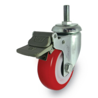 Bánh Xe PU 4Inch-100Kg/Bánh Ethos 273URY100T12 (Xoay Có Khóa)