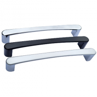 Tay nắm cửa dẹp đen Buyoung 25x87 BYC-17-2-BK