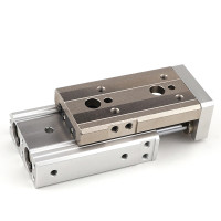 Xi Lanh Khí Nén Bàn Trượt Ø16x30 SMC Tác Động Kép MXQ16-30AS