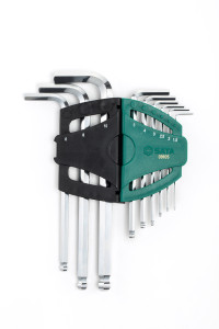 Bộ Cây Vặn Lục Giác Bi Dài 9 Chi Tiết - Hệ Mét SATA 09105