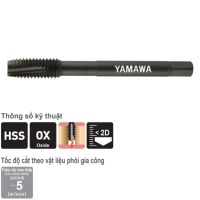 Mũi Taro Xoắn M5x0.8 YAMAWA PI75.0K