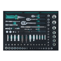 Tủ Đồ Nghề Đa Năng 6 Ngăn Có Bánh Xe Sata Bộ 188 Cái 09946
