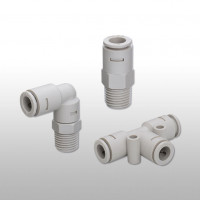 Đầu Nối Nhanh Khí Nén Bằng Nhựa PPS Chống Hóa Chất