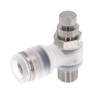 Van Tiết Lưu Khí Nén Bằng Nhựa PP Pisco PJSC8-01A-S