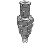Bộ Nấm Hút Chân Không Và Giá Đỡ, Silicone, O.D 6 mm, Pisco VPC6-3RS-4J