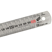 Thước lá thép 600mm Niigata Seiki ST-600KD (POLISHED)