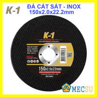 Đá Cắt Sắt, Inox K1 (Màu Đen) 150x2.0x22.2mm C150D