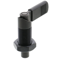 Indexing Plungers Fine Thread Lever Cap With Lock Nut M20x1.5 - 10mm PXVBK20-10