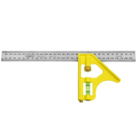 [Ngừng Kinh Doanh]Thước ke vuông kết hợp cán cầm nhựa 12inch Stanley 46-143