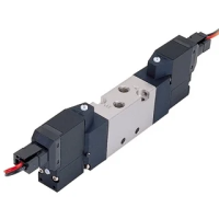 Van Điện Từ Solenoid Pisco SVB15D-LB-A100 (5 Cổng 2 Vị Trí, Double Solenoid, AC100V, Series 15)
