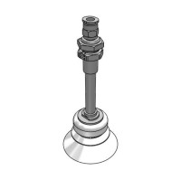Bộ Nấm Hút Chân Không Và Giá Đỡ, Silicone, O.D 50 mm, Pisco VPOC50-40BS-6J