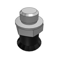 Bộ Nấm Hút Chân Không Và Giá Đỡ, Silicone Dẫn Điện, O.D 8 mm, Pisco VPME8RSE-M5