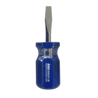 Tua Vít Đầu Dẹp Cán Trong Loại Ngắn 6x38 mm Anex No.8450-6x38