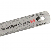 Thước lá thép 600mm Niigata Seiki SV-600KD (SATIN)