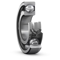 Vòng Bi Cầu Rãnh Sâu SKF 6001-Z (12x28x8) Nắp Chắn Thép (Một Bên)