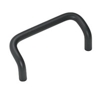 Tay Nắm Cửa Chữ U Dạng Offset Hợp Kim Nhôm Sơn Tĩnh Điện Đen Phi 10 mm x L 120 mm (UHFNB120)