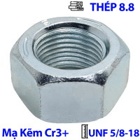 Tán Thép Mạ Kẽm Trắng Cr3+ GR 5 UNF 5/8-18