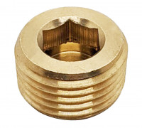 Ốc Nhét Nước Lục Giác Bằng Đồng Ren PT 1/2