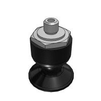 Bộ Nấm Hút Chân Không Có Vít Ren, Cao Su Nitrile - NBR, O.D 15 mm, Pisco VP15LN-M4
