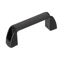 Tay Nắm Cửa Nhựa Chữ U Màu Đen W 27 mm x L 132 mm x H 45 mm (UPCN27-B-45)