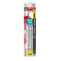 Mũi Vít Hai Đầu Bake 2 mm, Dẹp 6 mm x 165 mm Có Từ Tính Anex No.395-DB2S
