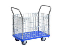 Xe đẩy hàng sàn nhựa có lưới bảo vệ SUMO Thái Lan NP-213