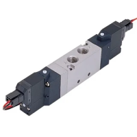 Van Điện Từ Solenoid Pisco SVB18R-LB-D24 (5 Cổng 3 Vị Trí, Exhaust Center, DC24V, Series 18)