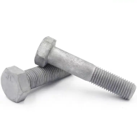 Bulong Mạ Geomet 8.8 DIN931 M20x130 Ren Lửng