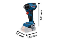 Máy Vặn Vít Động Lực Pin GDR 18V-220 C Bosch 06019L60L0