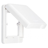 Mặt có nắp che mưa Panasonic dòng Wide Series WBC8981SW‑VN