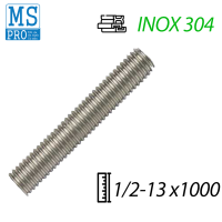 Ty Ren Inox 304 UNC 1/2-13 x 1000
