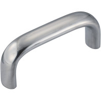 Tay Nắm Cửa Chữ U Hợp Kim Nhôm Đánh Bóng W 26 mm x L 128 mm (UABLA26-128)