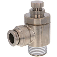 Van Tiết Lưu Khí Nén Bằng Đồng Mạ Niken Pisco KJSC10-04B-1