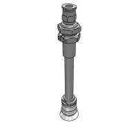 Bộ Nấm Hút Chân Không Và Giá Đỡ, Silicone, O.D 20 mm, Pisco VPOC20-50BS-6J